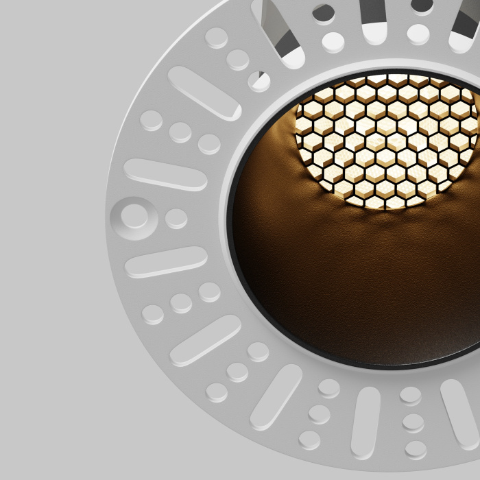 Встраиваемый светильник Maytoni Dip DL120-10W-3K-TRS-B