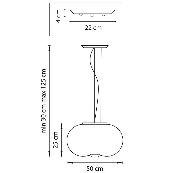 Подвесной светильник Meringe LIGHTSTAR 801040