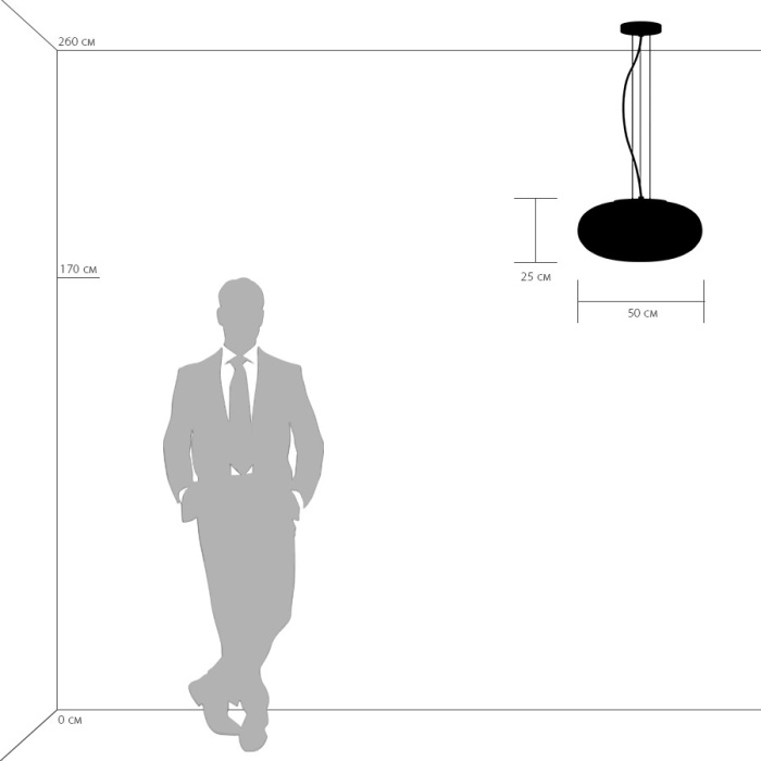 Подвесной светильник Meringe LIGHTSTAR 801040