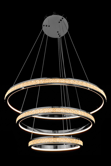 Подвесной светильник Leon Aida LE7707/800-3K Black Chrome