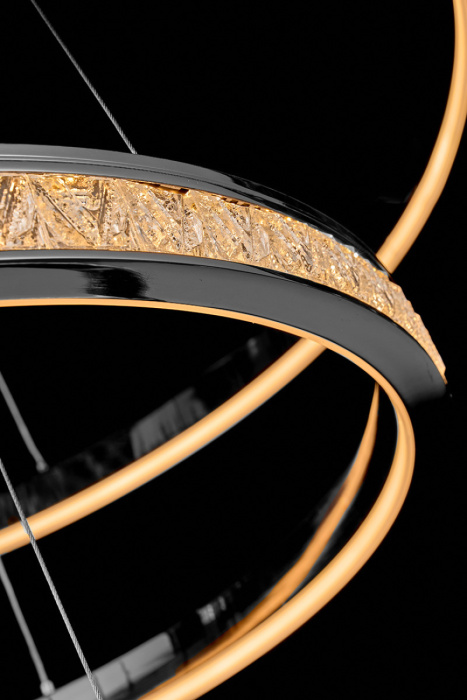 Подвесной светильник Leon Aida LE7707/800-3K Black Chrome