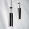 Светильник подвесной CILINO 1х40W GU10 MATT BLACK (в комплекте) 756017 (MD6913-1A)