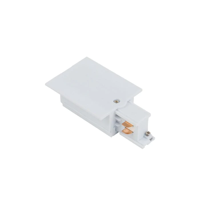 Заглушка с питанием для трехфазной трековой системы левая Nowodvorski Ctls Power White 8234