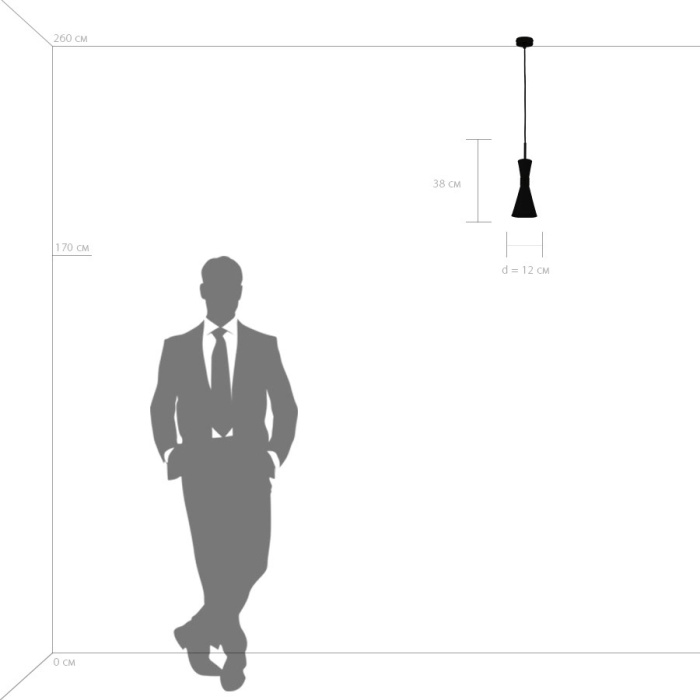 Светильник подвесной DUMO 1х40W E14 ЛАТУНЬ/ЗОЛОТО (в комплекте) 816011 (MD8506/1A)