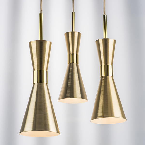 Светильник подвесной DUMO 1х40W E14 ЛАТУНЬ/ЗОЛОТО (в комплекте) 816011 (MD8506/1A)