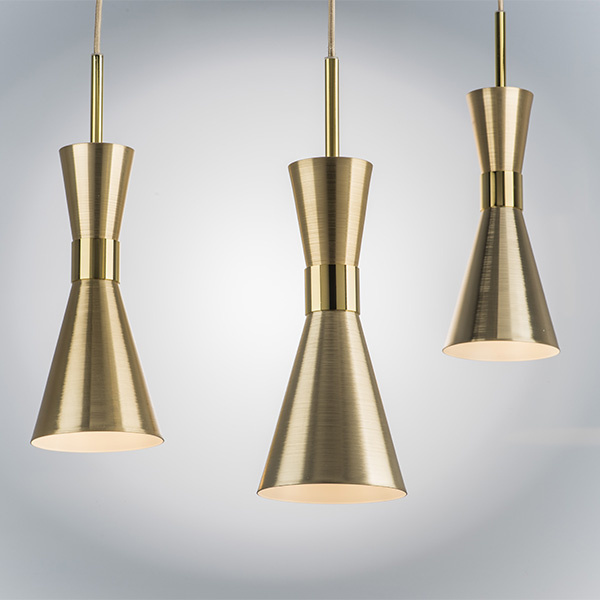 Светильник подвесной DUMO 1х40W E14 ЛАТУНЬ/ЗОЛОТО (в комплекте) 816011 (MD8506/1A)