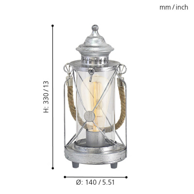 Настольная лампа BRADFORD EGLO 49284