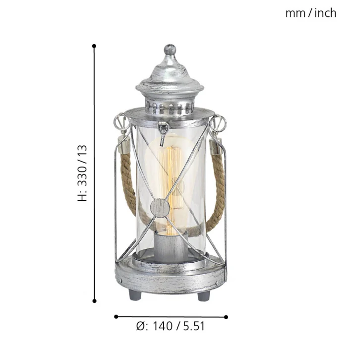 Настольная лампа BRADFORD EGLO 49284