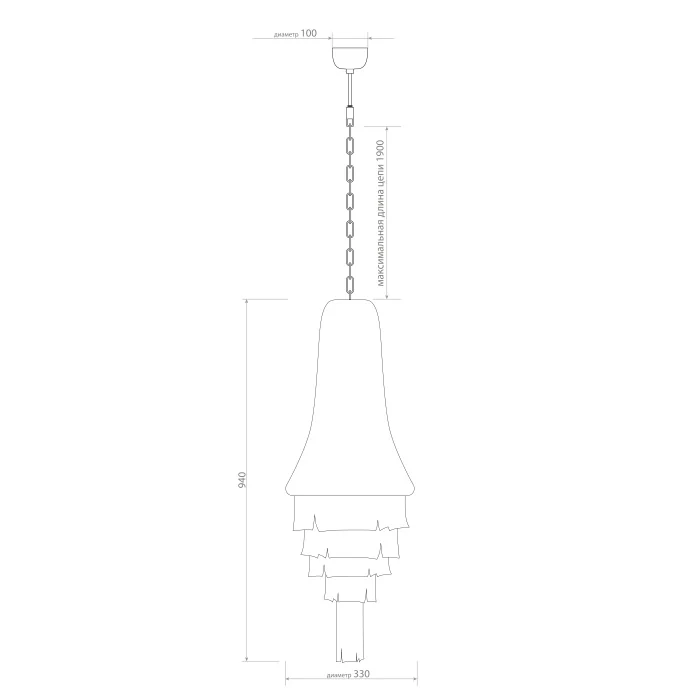 Подвесная люстра Covali JPL-20421