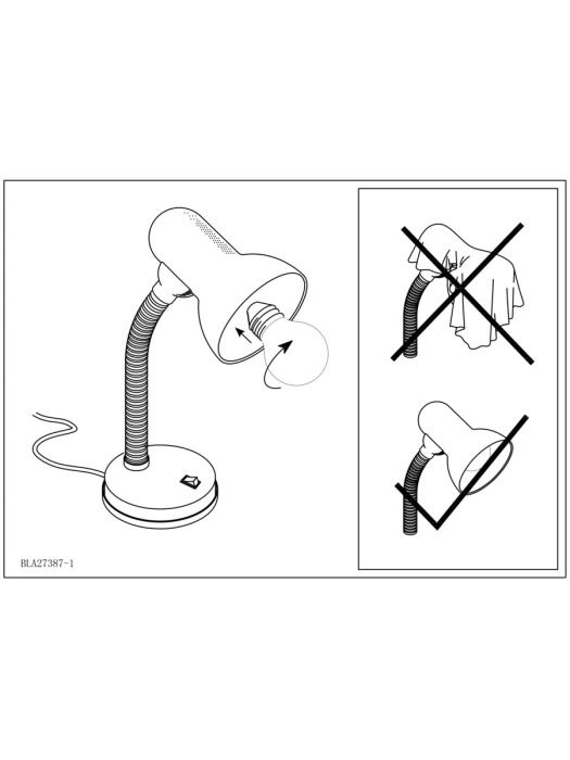 Настольная лампа EGLO BASIC 9232