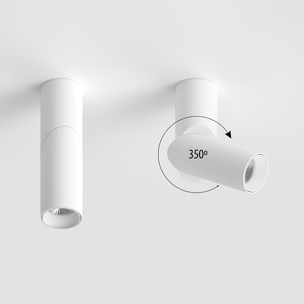 Накладной поворотный светильник Ledron MJ1402 White