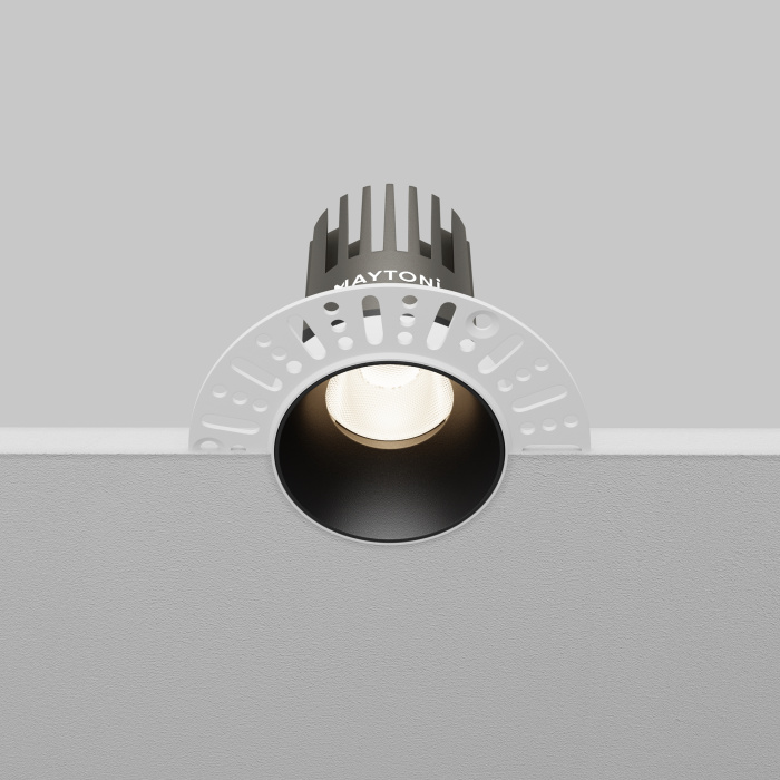 Встраиваемый светильник Maytoni Dip DL119-10W-4K-TRS-B