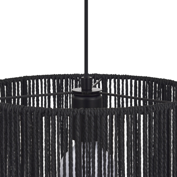 Светильник подвесной черный/черный E27 1*40W SLE6024-403-01