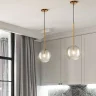 Подвесной светильник Delight Collection Ball Sola 9217P/D200 gold