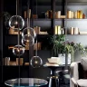 Подвесной светильник Delight Collection Ball Sola 9217P/D200 gold