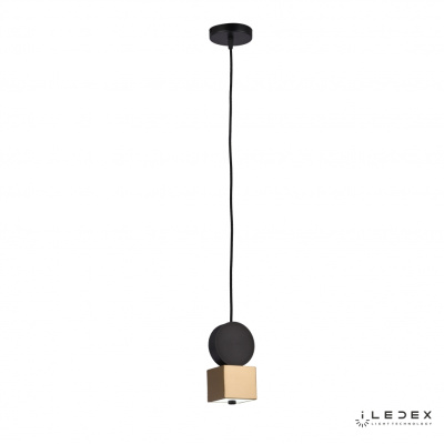 Подвесной светильник iLedex PLAY P818/1-6W-3000K-D80 MATT BLACK&amp;BRONZE