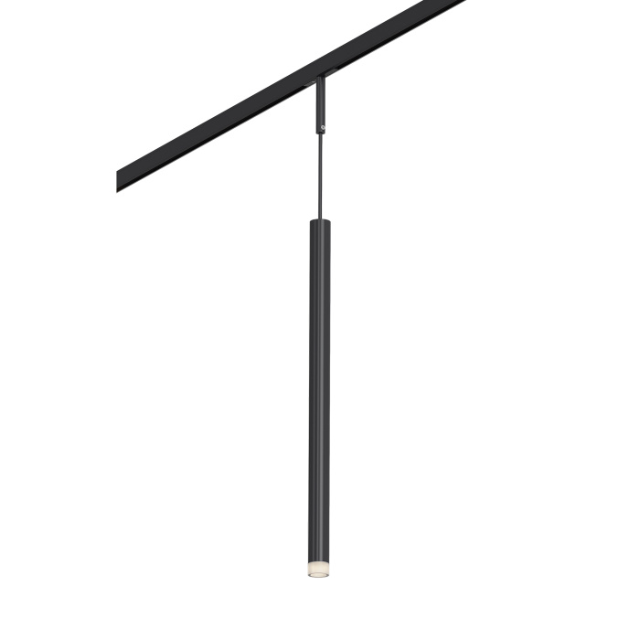 Магнитный трековый светильник Черный LED 1*3W 3000K 100Lm Ra>90 36° IP20 D18xH310 24V ST672.433.03