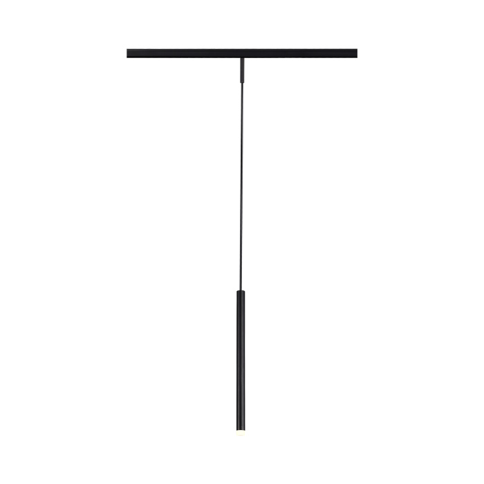 Магнитный трековый светильник Черный LED 1*3W 3000K 100Lm Ra>90 36° IP20 D18xH310 24V ST672.433.03