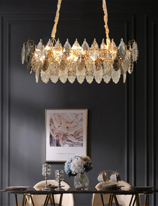 Подвесная люстра Delight Collection D8011P D8011P/L-800 gold/smoky