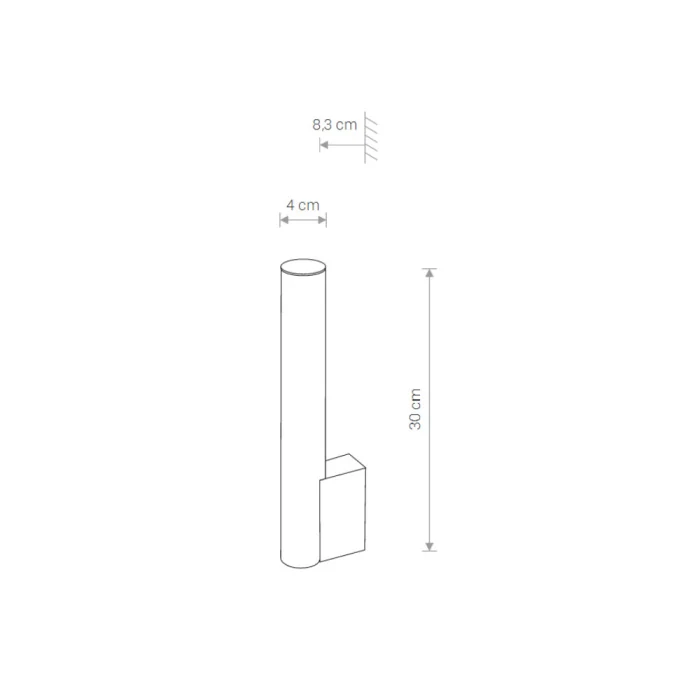 Настенный светильник Nowodvorski Ice Tube Led S Chrome 8121