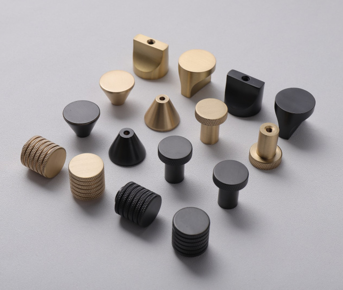 Ручка-кнопка Delight Collection HK001 HK002 brass