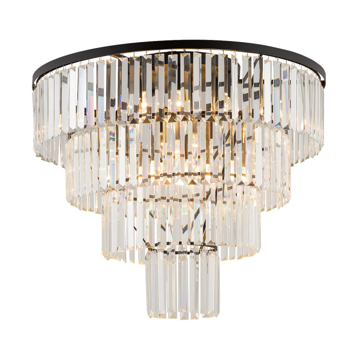 Потолочная люстра Nowodvorski Cristal L Black 7630