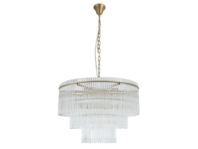 Люстра 3689+9/C brass Newport