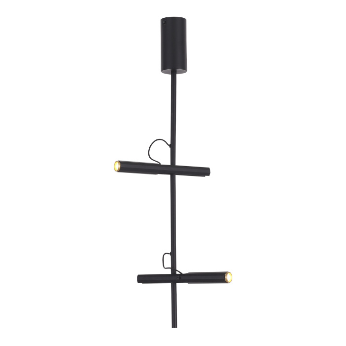 Светильник подвесной ST-Luce Черный/Черный, Золотистый LED 2*3W 3000K SL6210.403.02