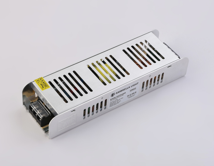 Блок питания с EMC для светодиодной ленты 12V 200W 16,7A IP20 185-260V 223*67*40 GS8654 Ambrella light GS8654