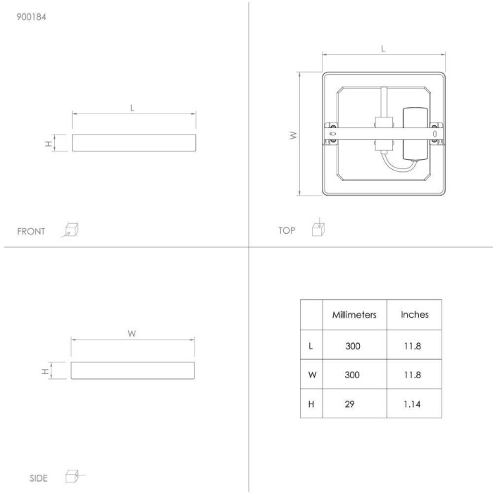 Настенно-потолочный светильник FUEVA 5 EGLO 900184