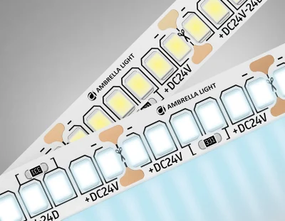 Светодиодная лента Ambrella Light GS3403 2835 240Led /20W m/ 24V IP20 6500K 5m Ambrella light GS3403