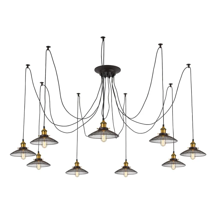 Подвесной светильник паук Citilux Эдисон CL451091