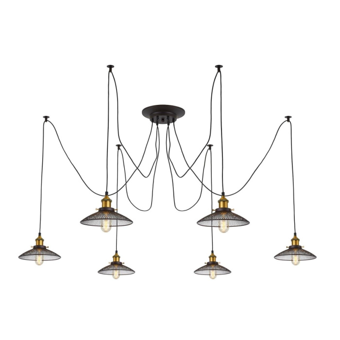 Подвесной светильник паук Citilux Эдисон CL451061