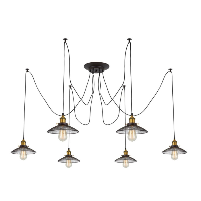 Подвесной светильник паук Citilux Эдисон CL451061