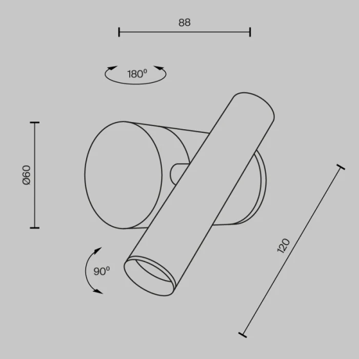 Бра Maytoni MOD433WL-L3B3K1