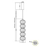 Подвесной светильник Maytoni Golden cage MOD216PL-L10G3K
