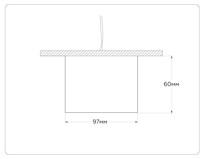 Накладной точечный светильник GX53 AMBRELLA light TN52894