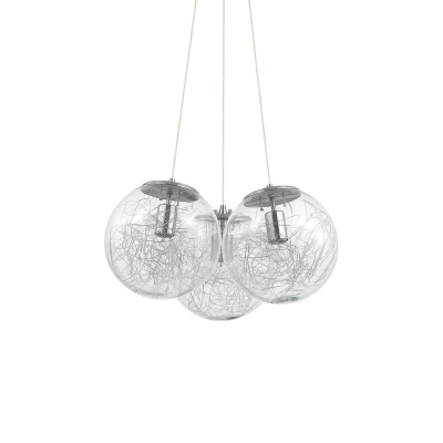 Подвесной светильник Ideal Lux Mapa Sat SP3 Nickel 176031