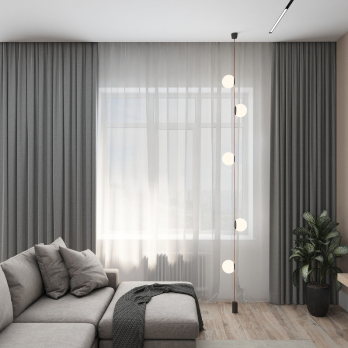 Светильник на шине Denkirs BELTY ORB DK5550-BK