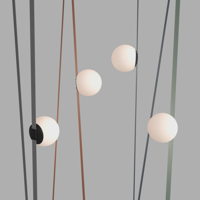 Светильник на шине Denkirs BELTY ORB DK5550-BK