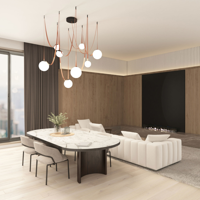 Светильник на шине Denkirs BELTY ORB DK5550-BK