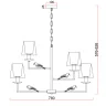 Подвесная люстра Freya Comfy FR5270PL-06W