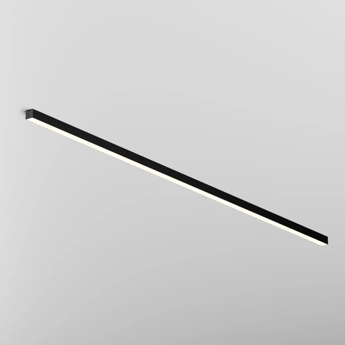 Линейный накладной светильник Maytoni Technical 3000K 35x35 (Черный, 2 м) LL311015