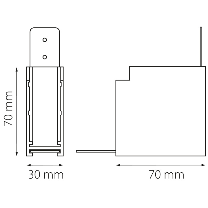 Соединитель PRO L-образный на стену Teta Lightstar 505137