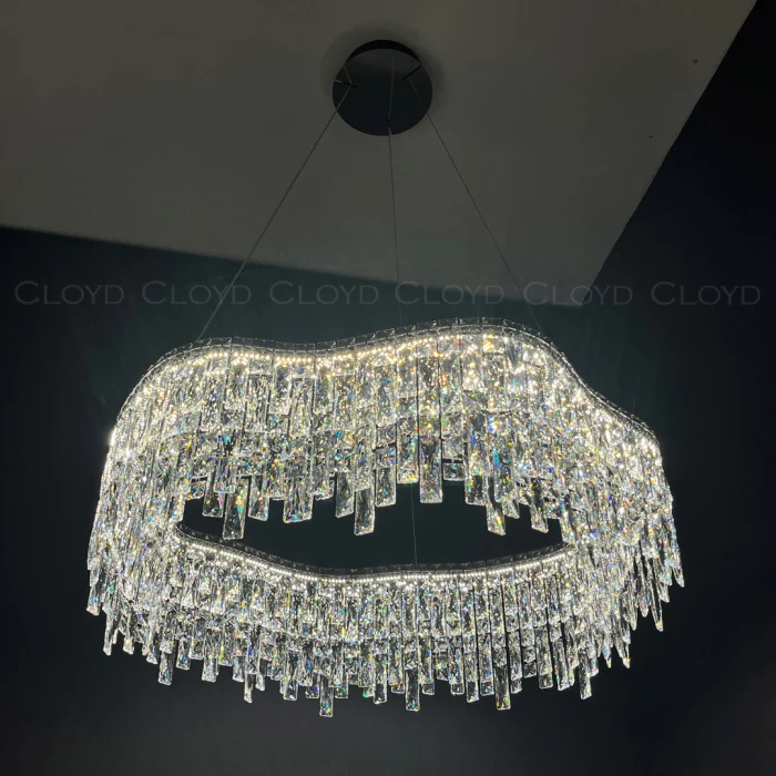 Люстра Cloyd ANTREA C1 / Ø80 см - хром (арт.11224)