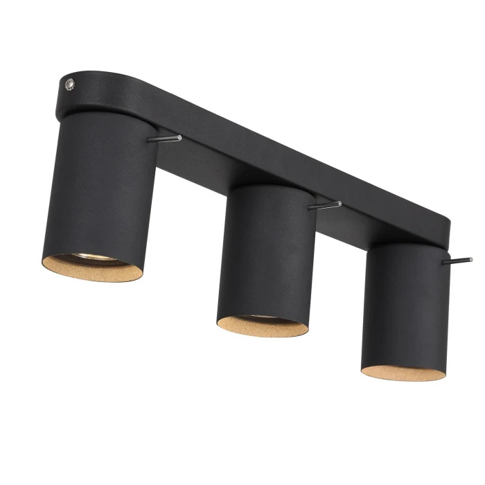 Спот ST-Luce SL597.401.03 Черный, Хром/Черный GU10 LED 3*3W