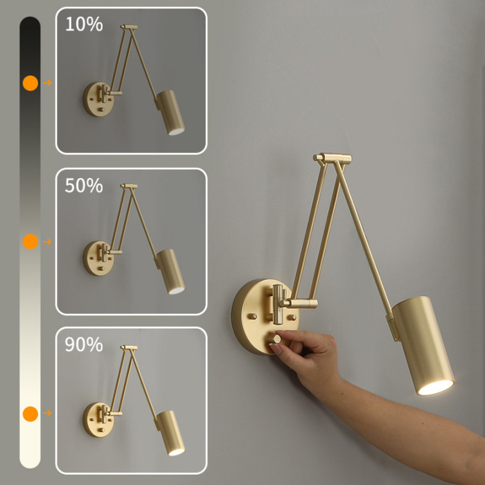 Настенный светильник FREDLY B Black ImperiumLoft