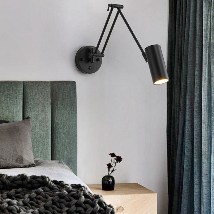 Настенный светильник FREDLY B Black ImperiumLoft