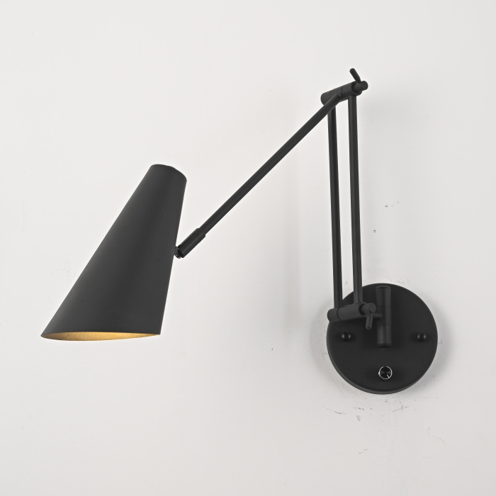 Настенный светильник FREDLY B Black ImperiumLoft