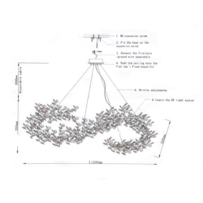 Подвесная люстра CARAMELLY E L120 ImperiumLoft